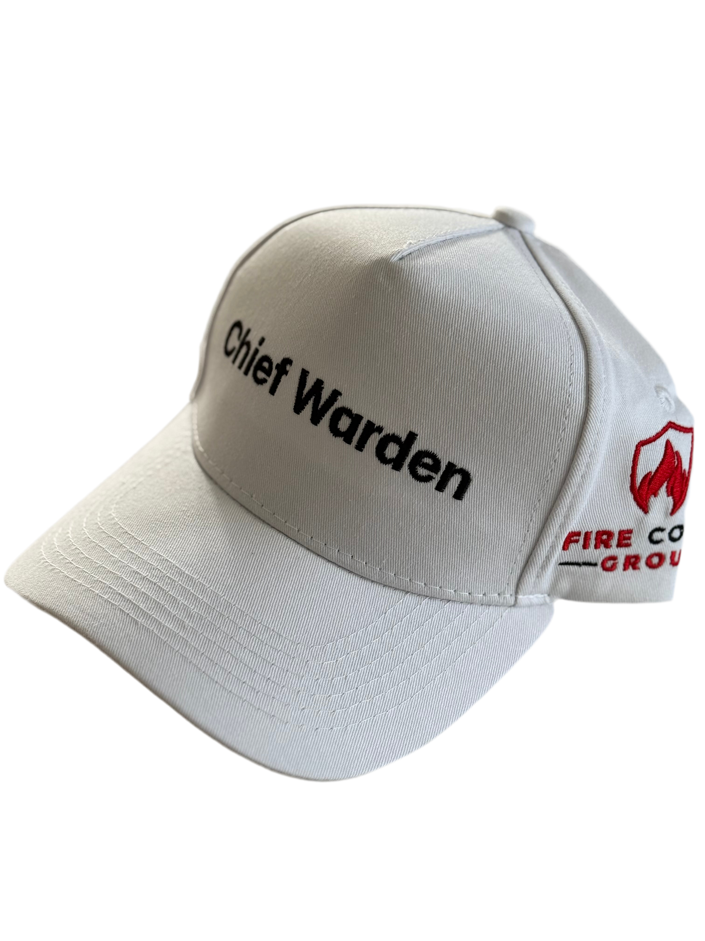 Chief Warden cap hat white ppe
