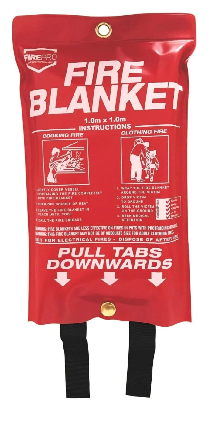 Fire Blanket 1m x 1m – Emergency Safety for Kitchen, Home & Workplace