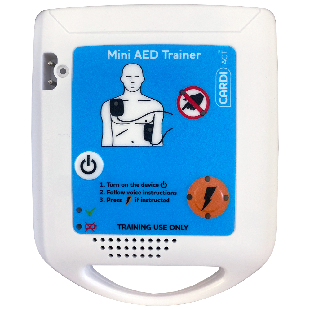 Mini AED Trainer (Blue)