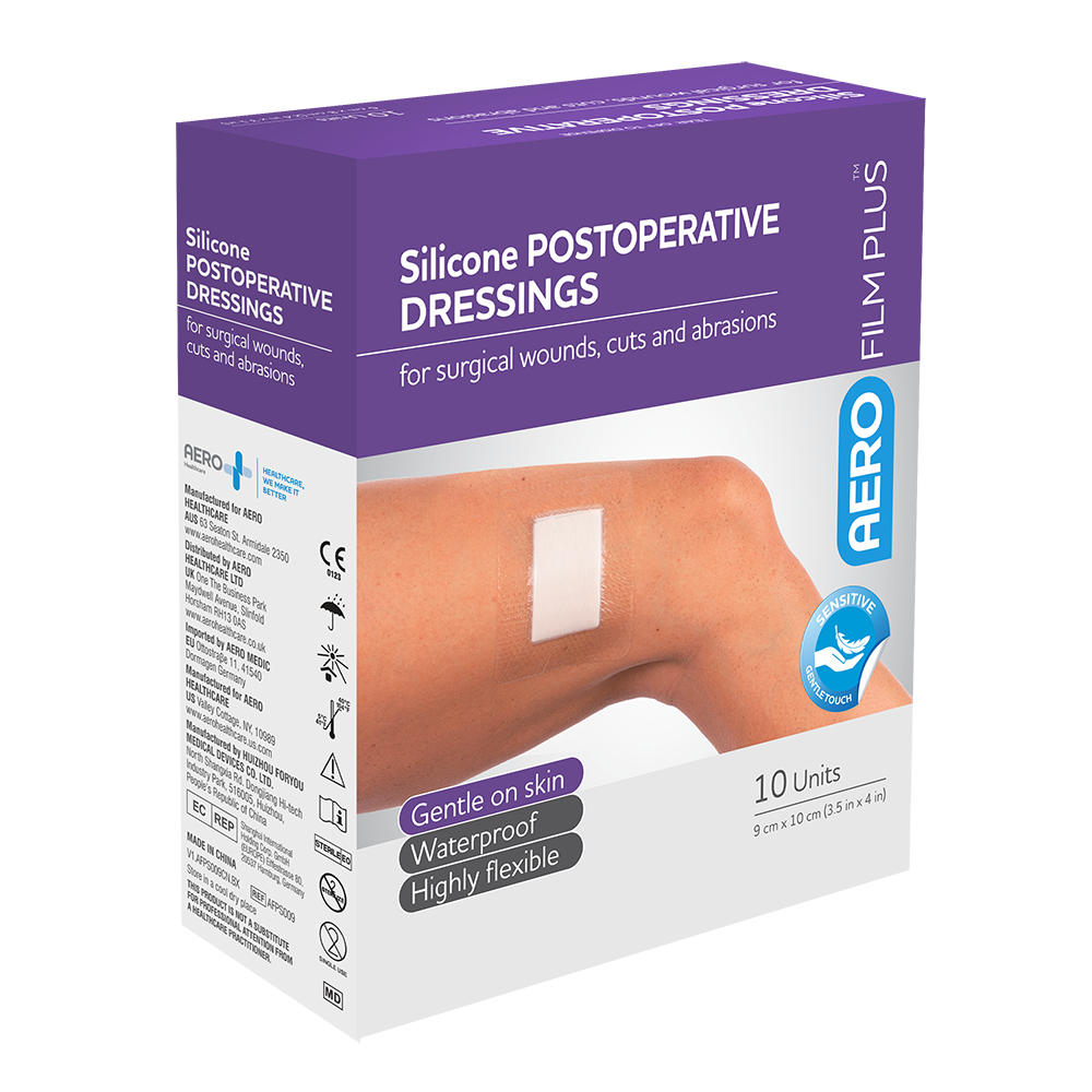 AEROFILM PLUS Sensitive Silicone Postoperative Dressing 9 x 10cm