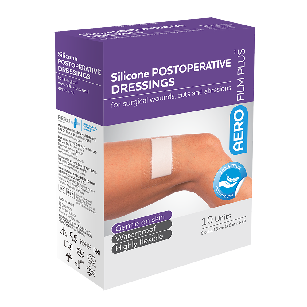 AEROFILM PLUS Sensitive Silicone Postoperative Dressing 9 x 15cm