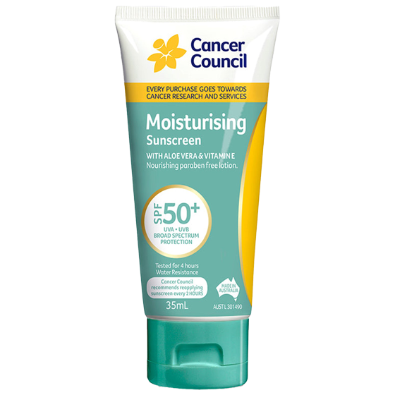 CANCER COUNCIL SPF50+ Moisturising Sunscreen Tube 35mL