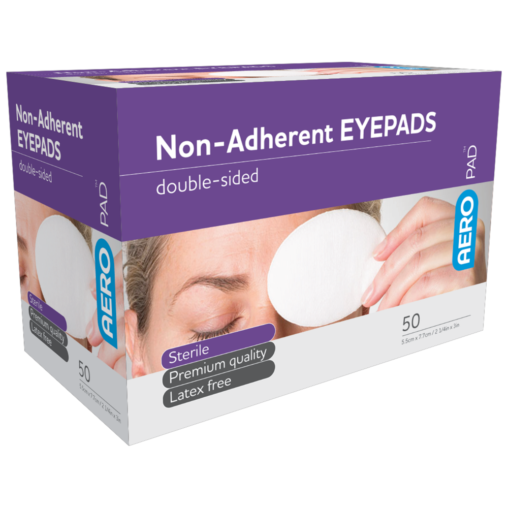 Non-Adherent Eye Pads 5.5cm x 7.7cm Box/50