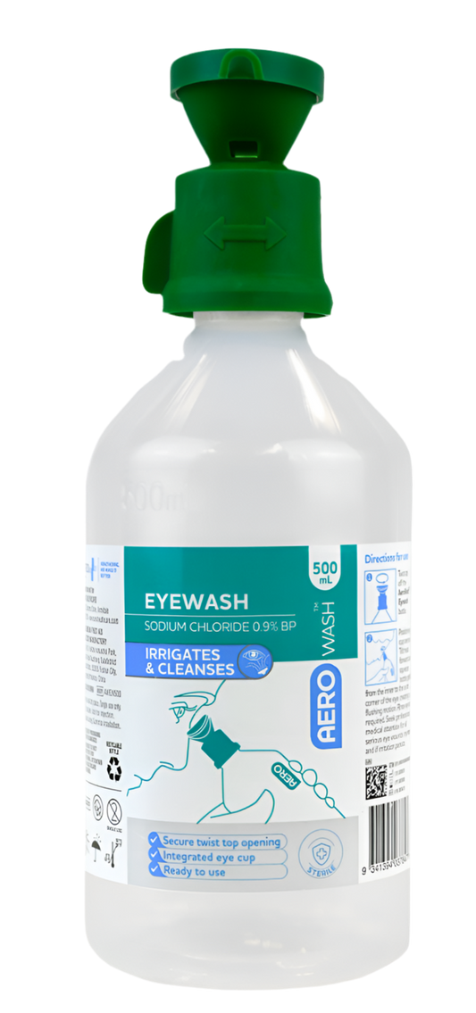 Eyewash Bottle 500mL AEROWASH