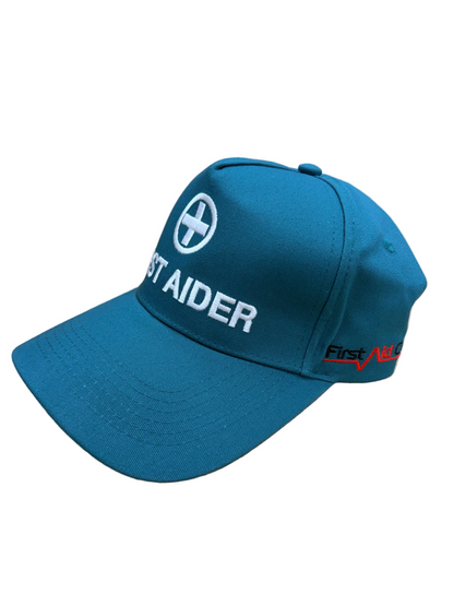 First Aider Cap / Hat – Green with Adjustable Back | Emergency Control PPE