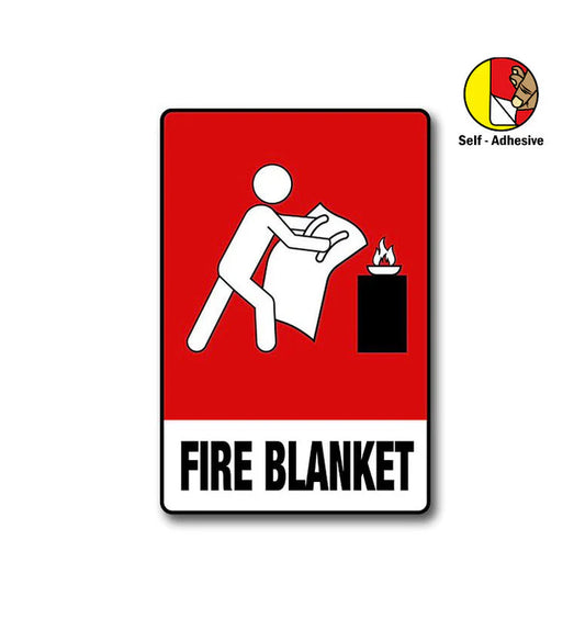 Fire Blanket Location Sign (Self-adhesive)
