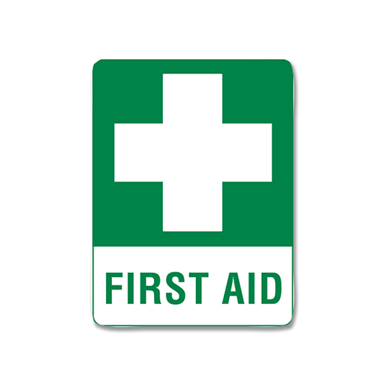 Medium Metal First Aid Sign 45 x 30cm