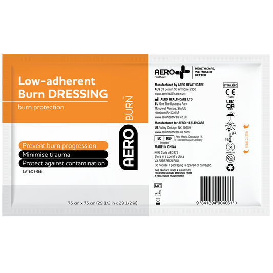 AEROBURN Low-Adherent Burn Dressing 75 x 75cm