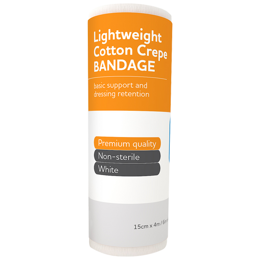 AEROCREPE Light Cotton Crepe Bandage 15cm x 4M Wrap/12