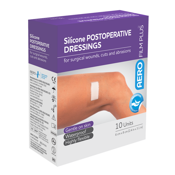 AEROFILM PLUS Sensitive Silicone Postoperative Dressing 6 x 8cm – First ...
