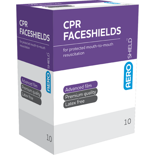 AEROSHIELD Disposable Face Shield in Sachet Box/10