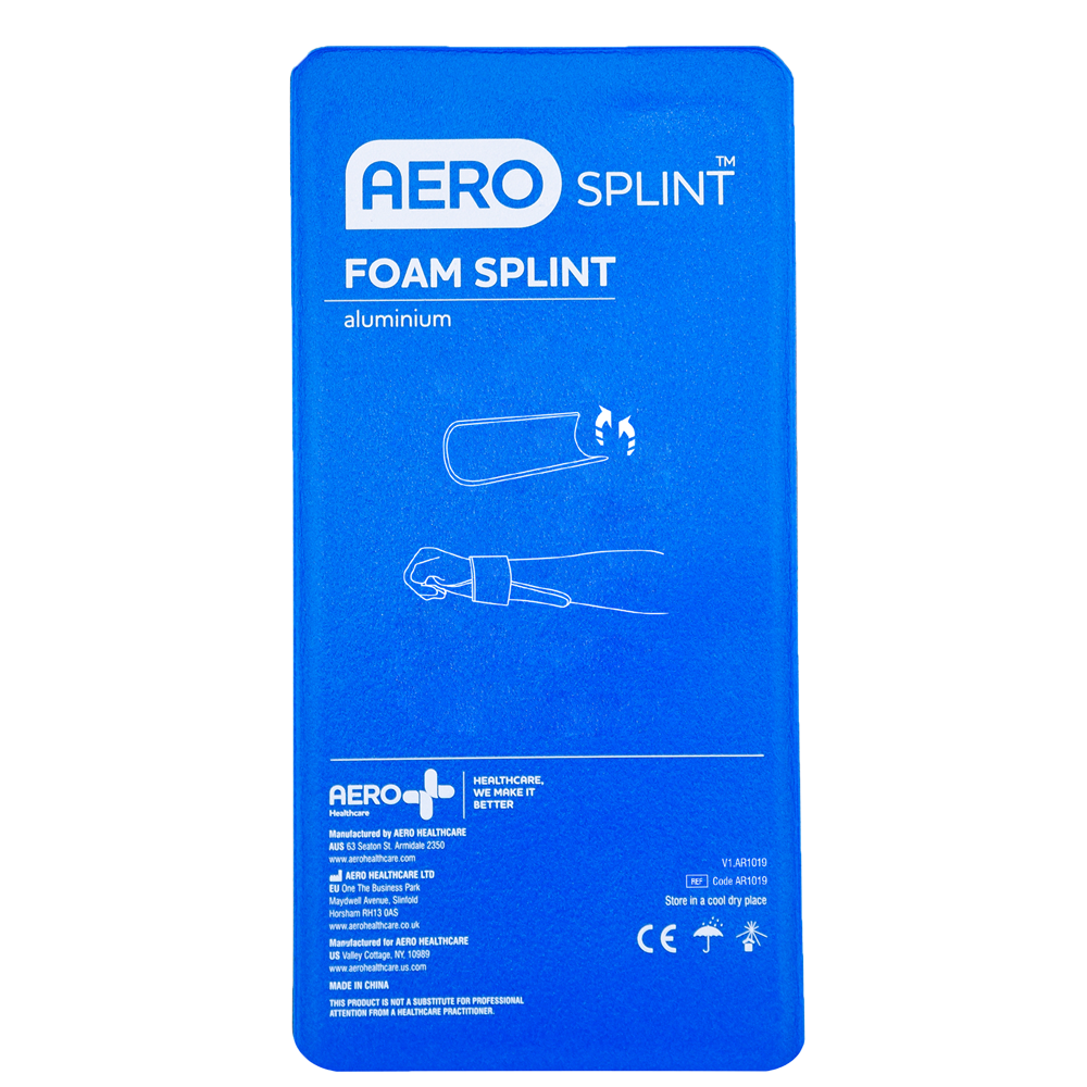 AEROSPLINT Short Aluminium Foam Splint 22 x 11cm