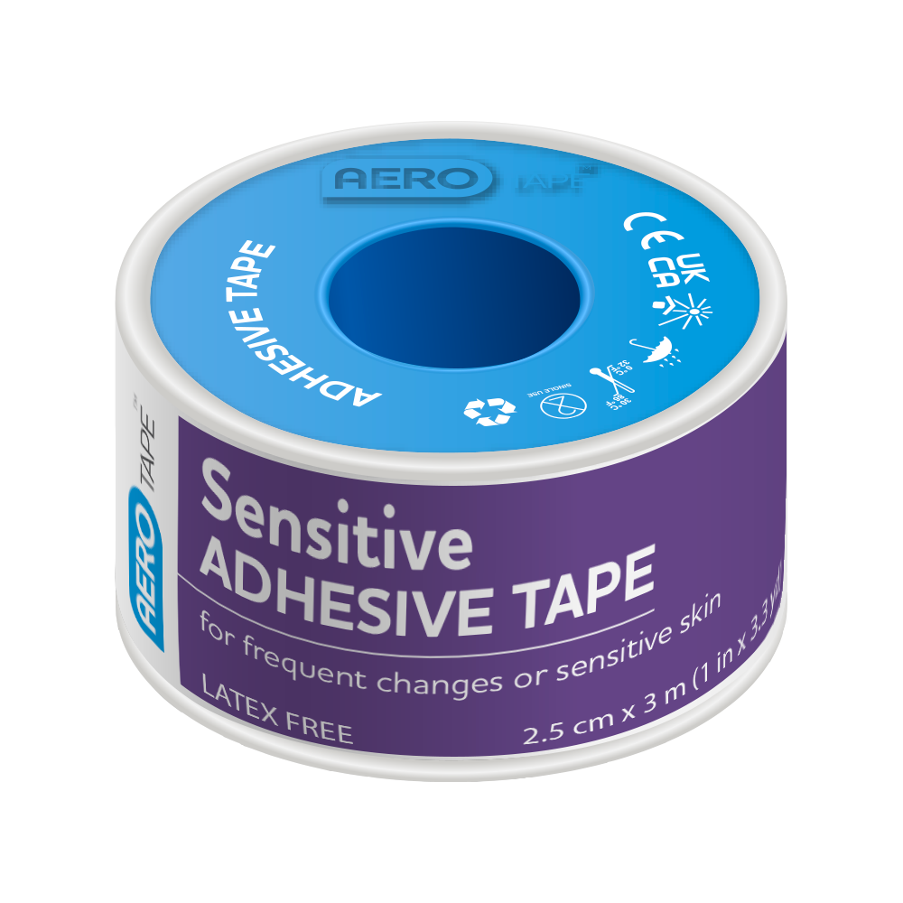 AEROTAPE Sensitive Microporous Paper Tape 2.5cm x 3M