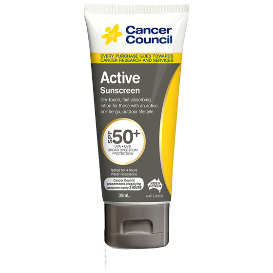 CANCER COUNCIL SPF50+ Active Sunscreen Traveller 35mL