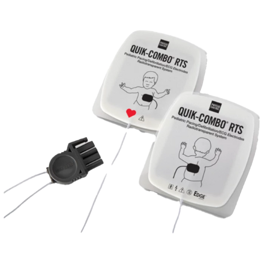 LifePak RTS electrodes with QUIK-COMBO connector &ndash; Pediatric (for LP12, LP15 &amp;amp; LP20)