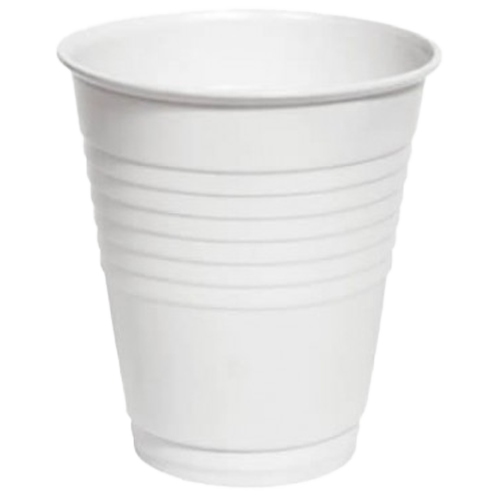 Plastic White Disposable Cup