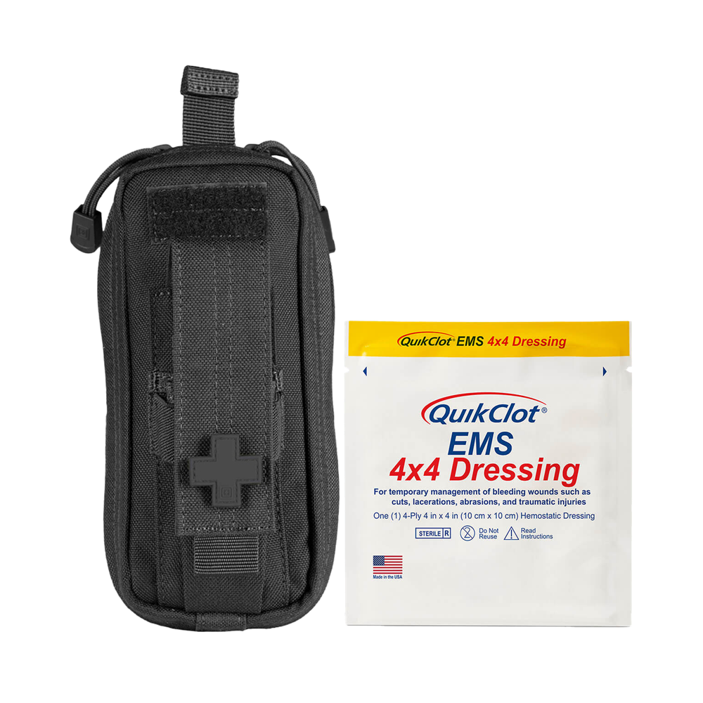 RAPIDSTOP Bleeding Control Kits - Small,Tactical Pouch,EMS Dressing