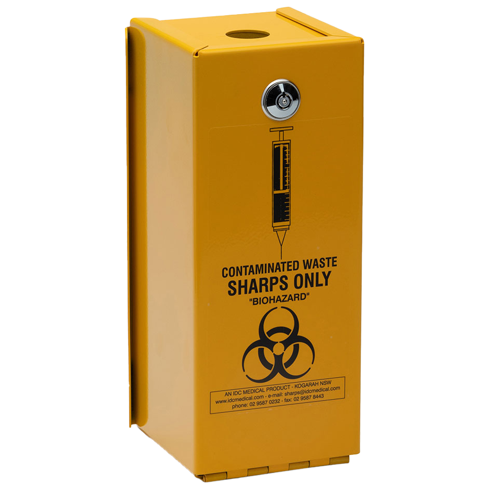 AEROHAZARD Steel Sharps Disposal Safe 1.4L (includes 2 x SD1400)