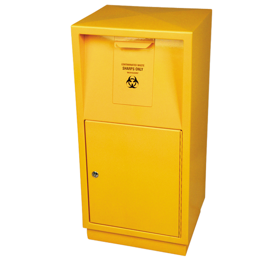 AEROHAZARD Steel Sharps Disposal Safe 23L (includes 2 x SD23000)