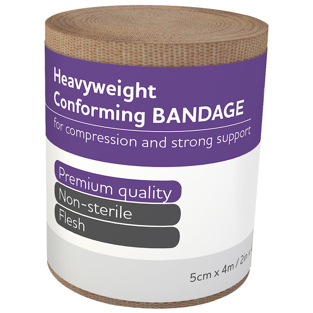 AEROFORM Heavyweight Conforming Bandage 5cm x 4M Wrap/12