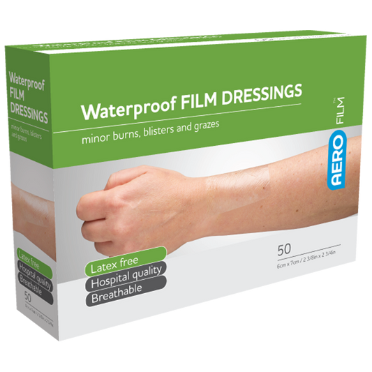 AEROFILM Waterproof Film Dressing 6 x 7cm Box/50