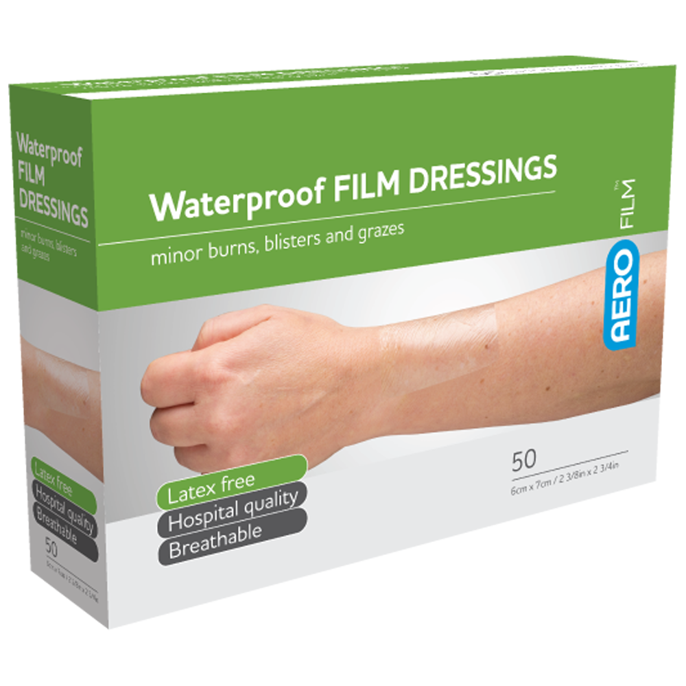 AEROFILM Waterproof Film Dressing 6 x 7cm Box/50