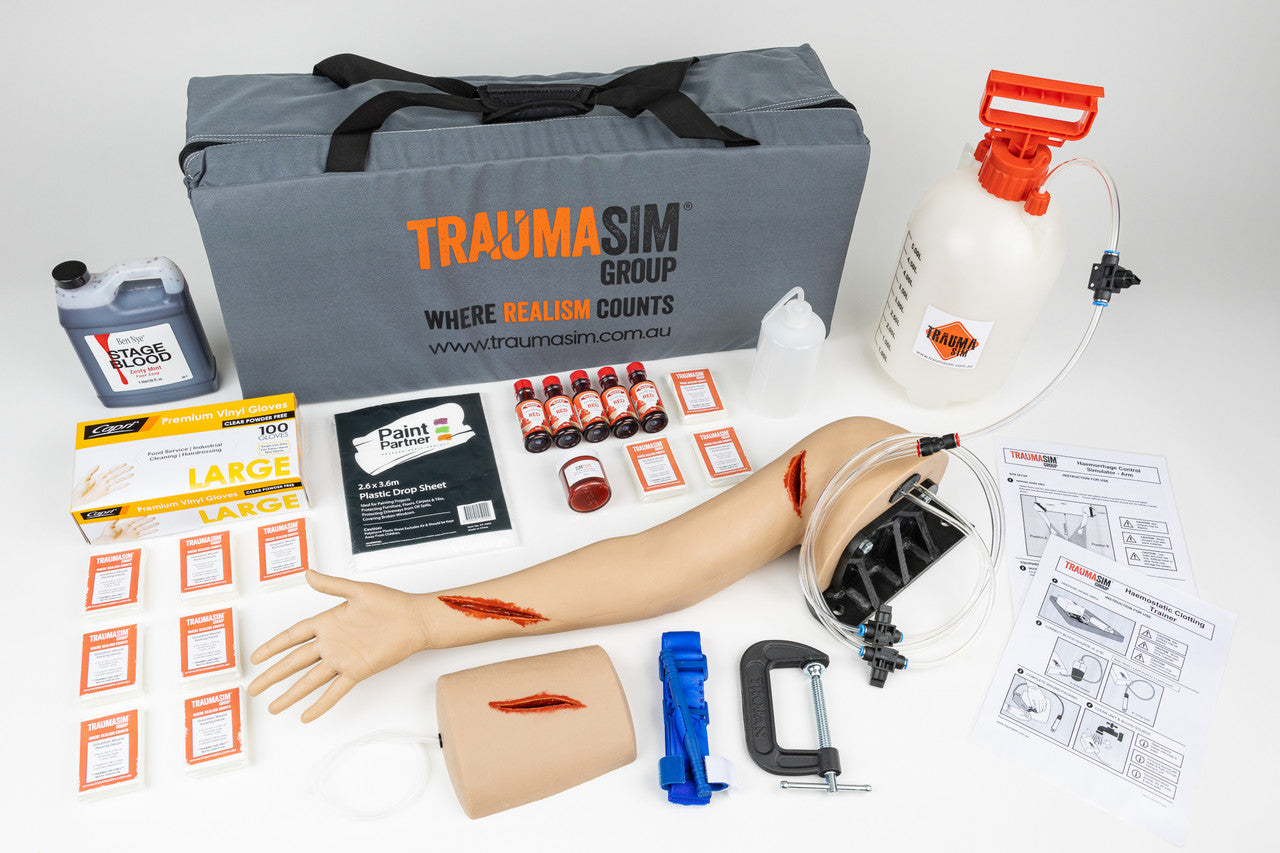 TRAUMASIM Bleed Control Trainer Kit - Arm
